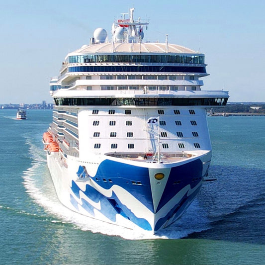 Sky Princess on its way to Belfast for its first ever visit