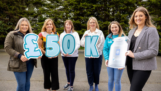 Dale Farm celebrates £50,000 fundraising milestone for Cancer Focus NI