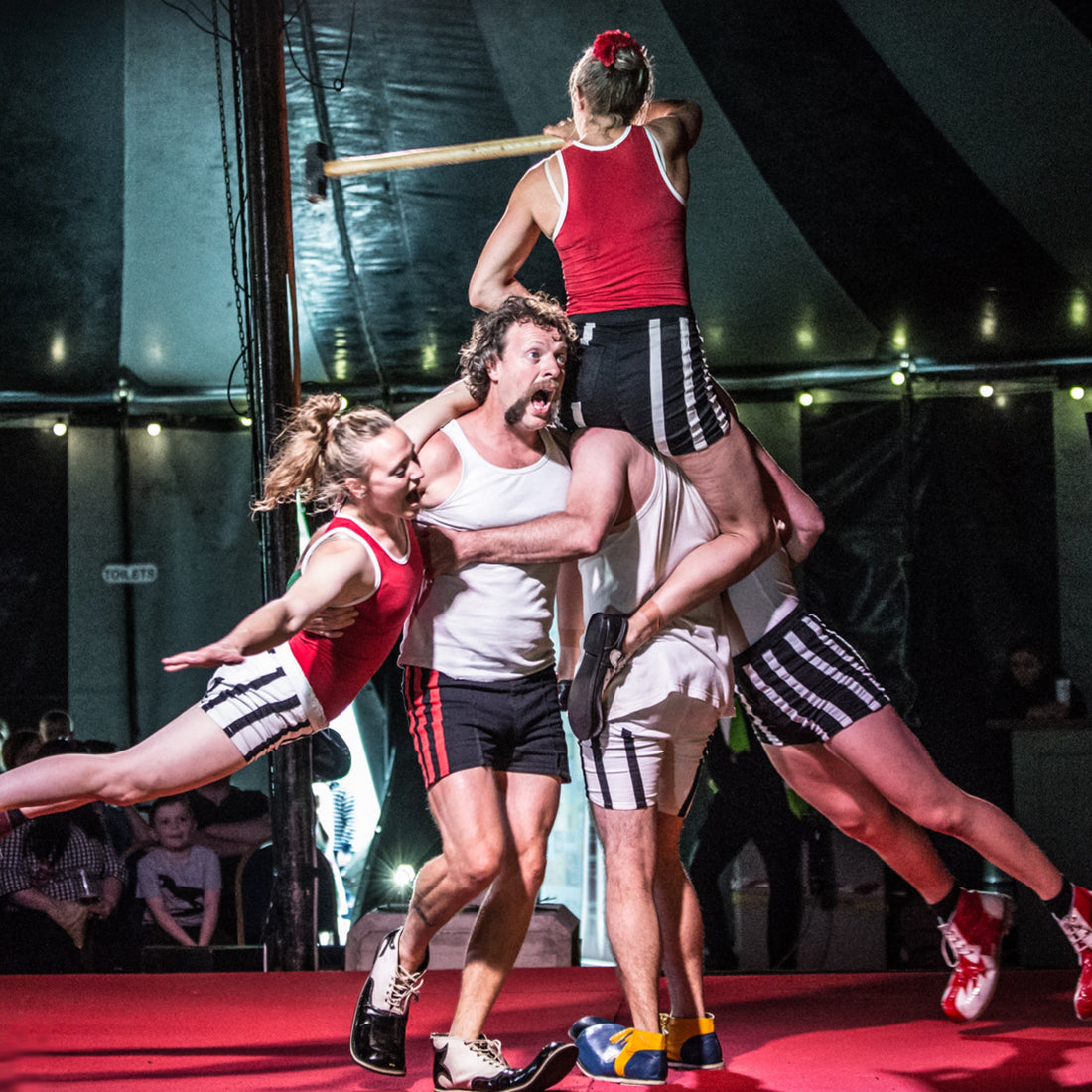 Tumble Circus returns to Belfast’s Writers’ Square this Christmas