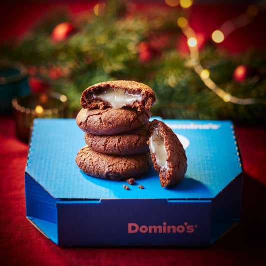 Domino’s delivers The Festive One and Cookies with After Eight