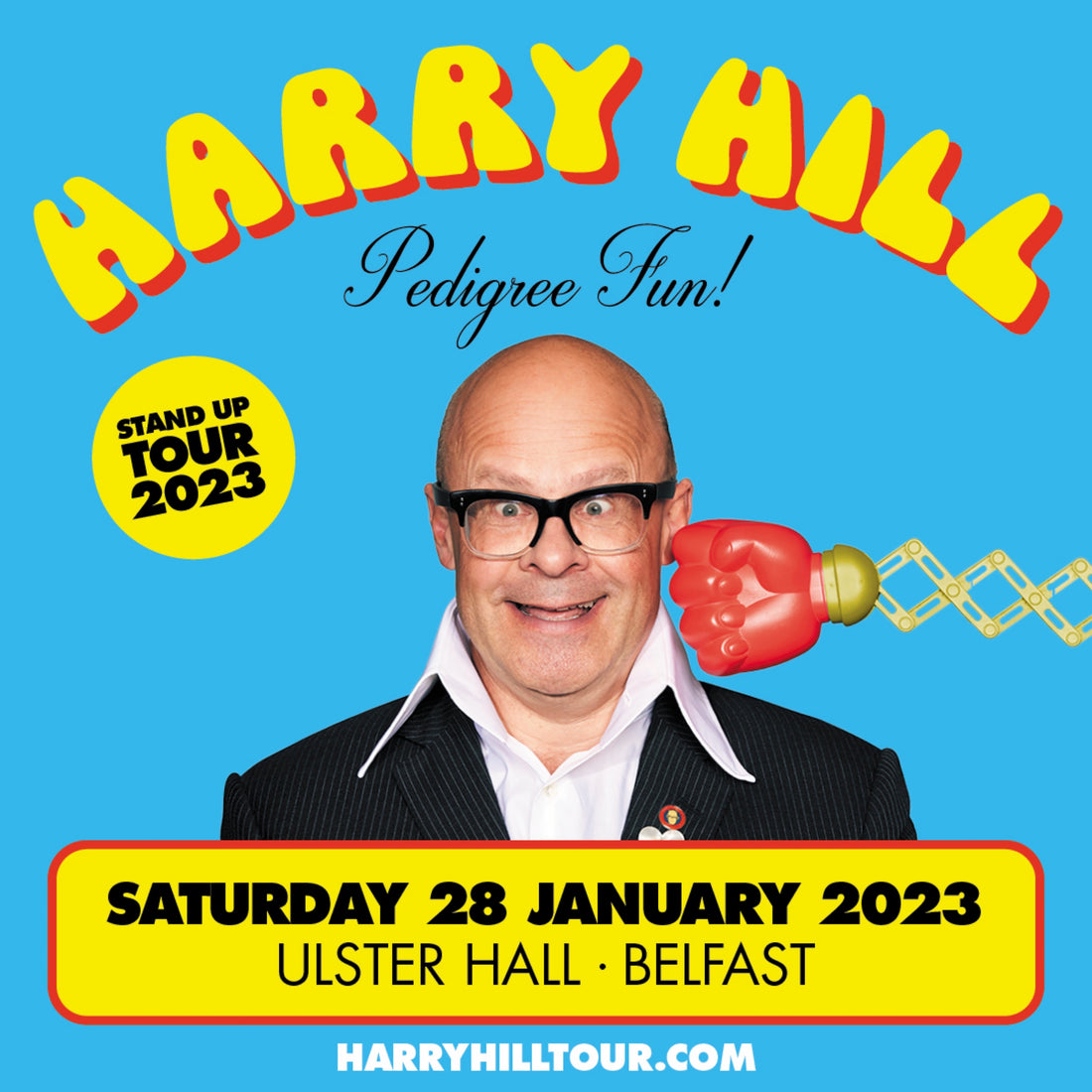 Harry Hill is bringing his Pedigree Fun! Tour to Belfast’s Ulster Hall
