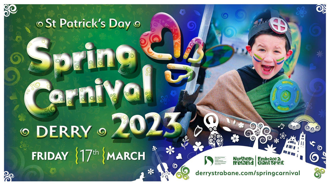 St Patrick’s Day Spring Carnival day in Derry