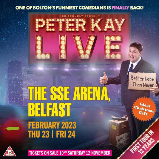 Peter Kay Announces Return to Stand-up with First Live Tour in Twelve Years