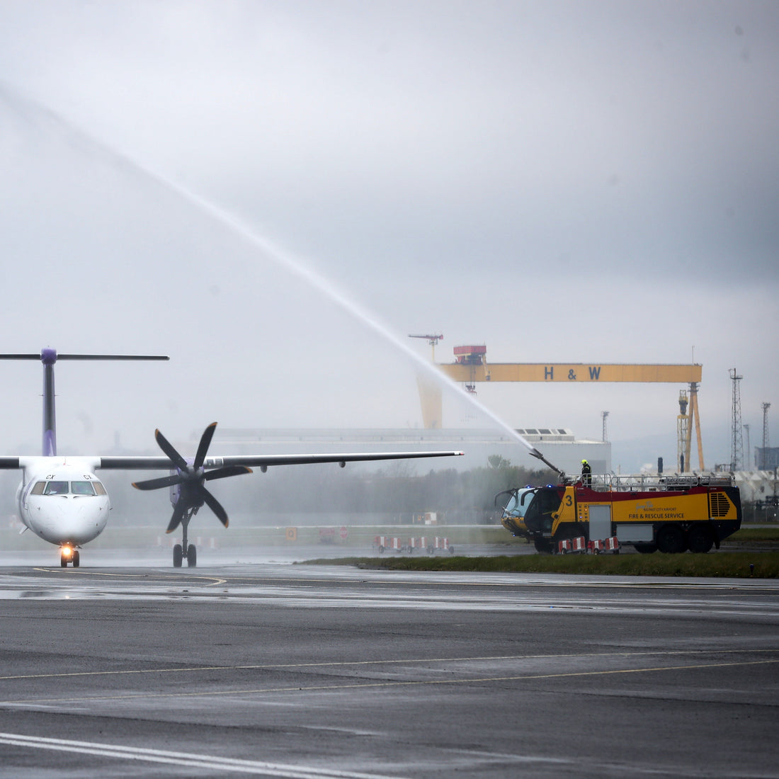 Flybe commences flights from Belfast City Airport
