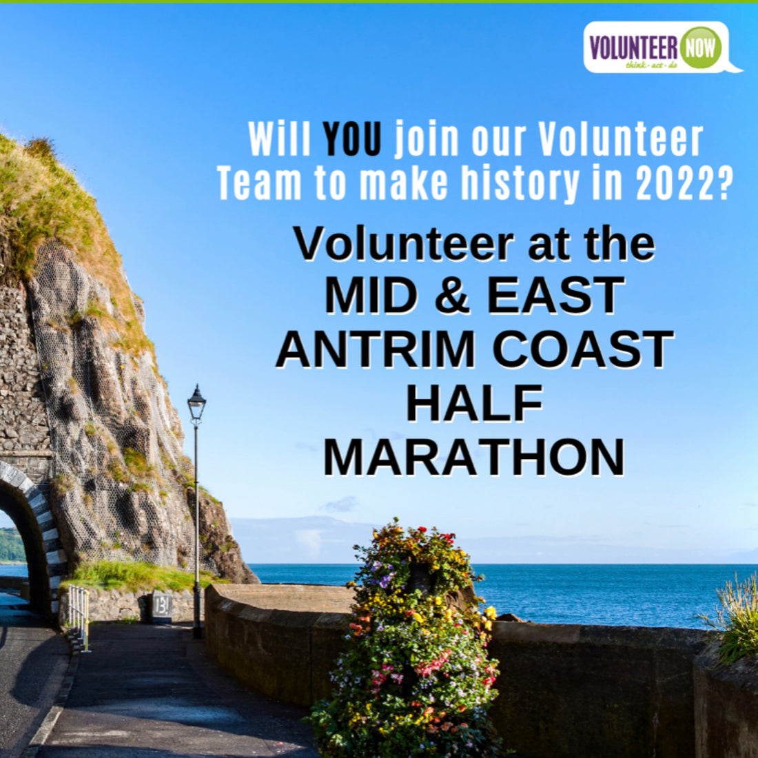 Volunteer Now for the Antrim Coast Half Marathon