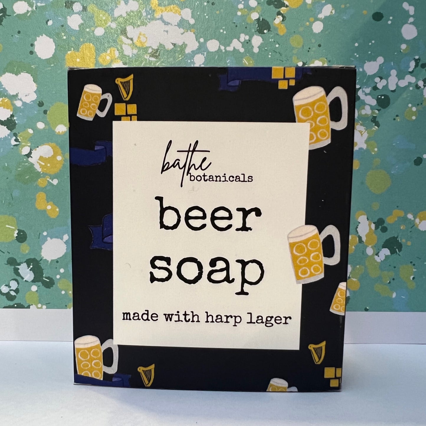 Beer soap (made with harp lager)