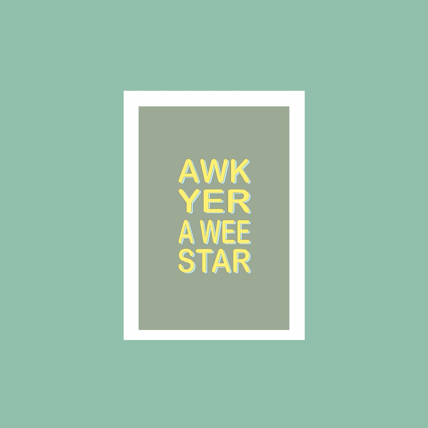 Awk yer a wee star