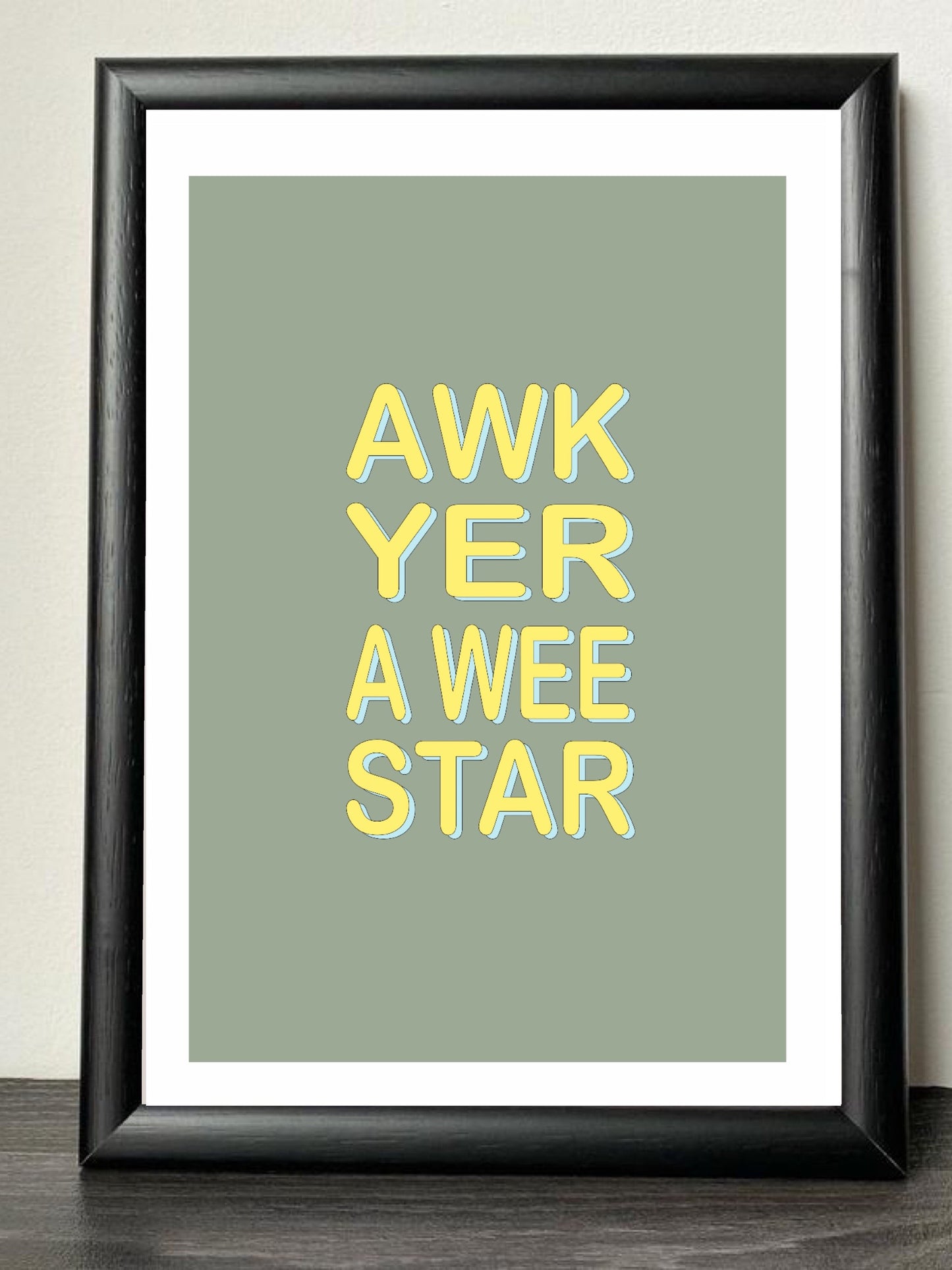 Awk yer a wee star