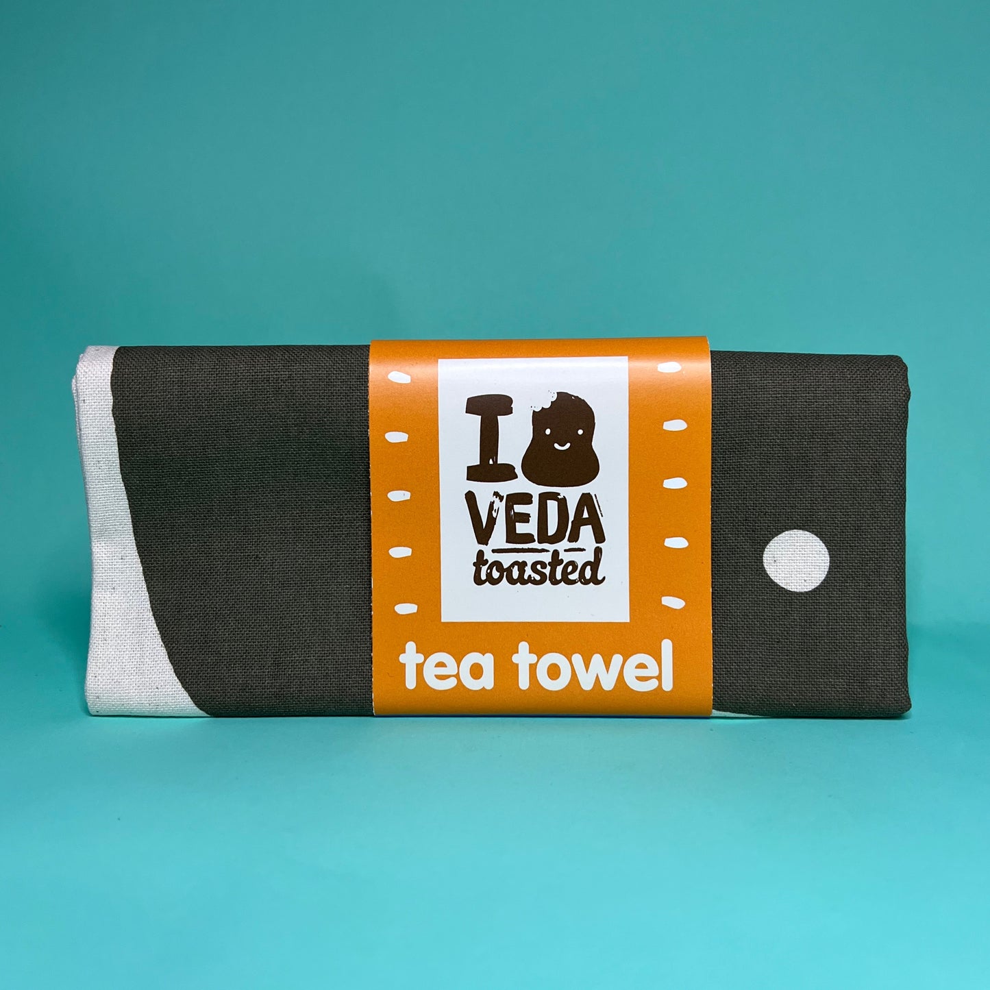 I Love Veda Toasted Tea Towel